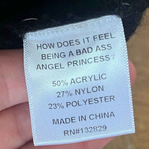 LPA Revolve Long Sleeve Ribbed Black Midi Sweater Dress Waist Tie - Picture 6 of 6